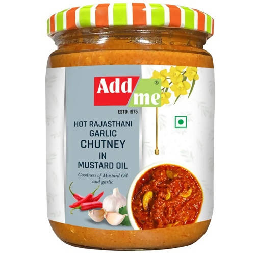 Buy Add Me Hot Rajasthani Garlic Chutney In Mustard Oil from DrMediCart, Ship from India to USA