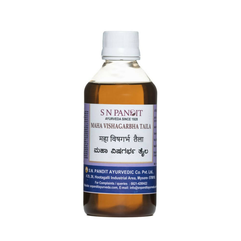 Buy S N Pandit Ayurveda Maha Vishagarbha Taila from DrMediCart, Ship from India to USA
