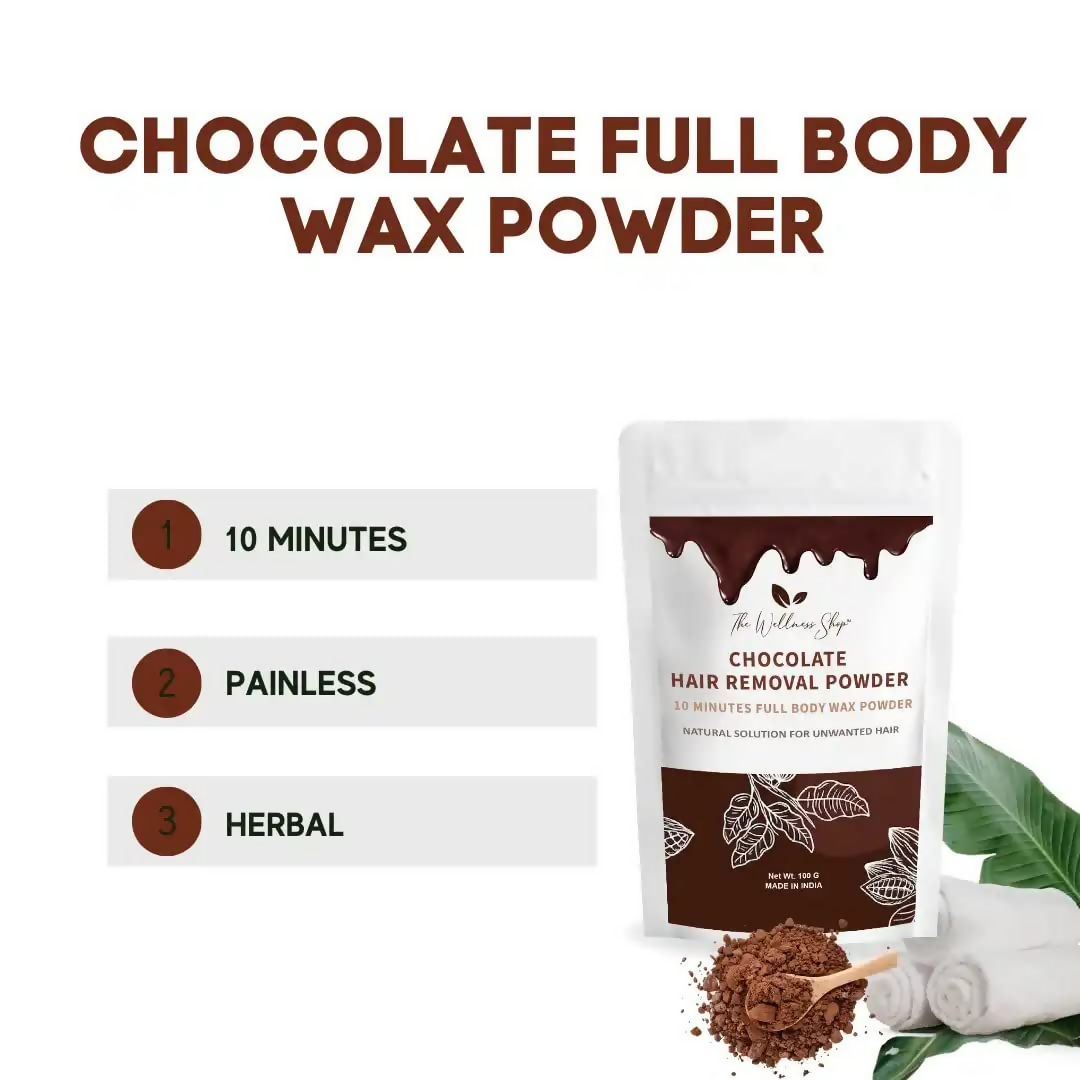 The Wellness Shop Chocolate Hair Removal Powder - Drmedicart