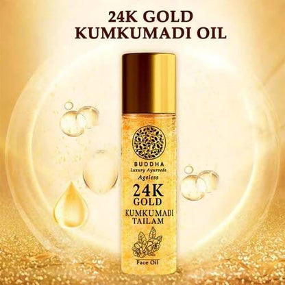 Buy Buddha Natural 24k Gold Kumkumadi Oil from DrMediCart, Ship from India to USA