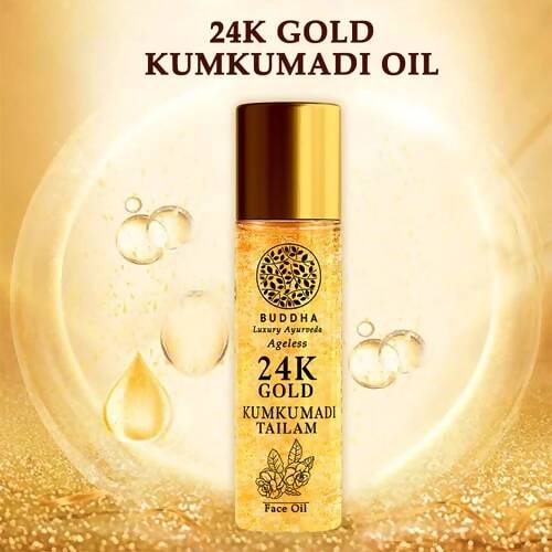 Buy Buddha Natural 24k Gold Kumkumadi Oil from DrMediCart, Ship from India to USA