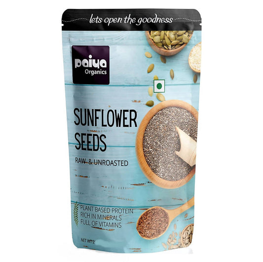 Paiya Organics Sunflower Seeds Raw & Unroasted