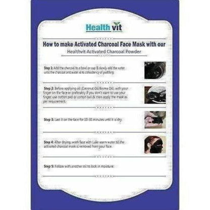 Buy HealthVit Activated Charcoal Powder - 100 g from DrMediCart, Ship from India to USA