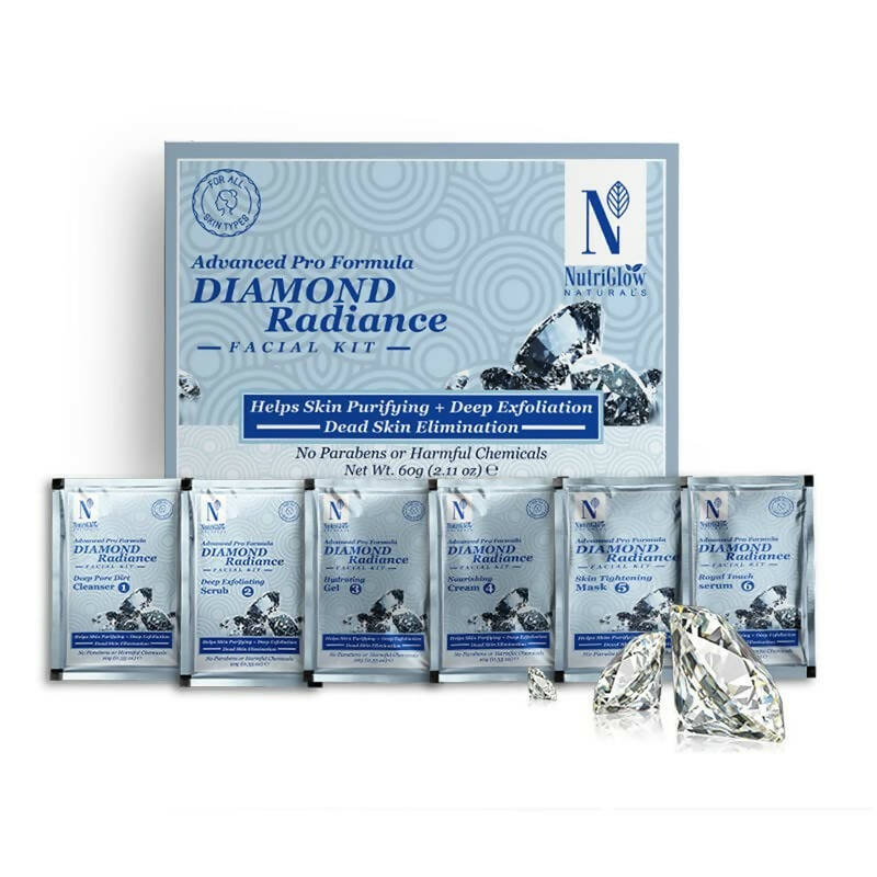 Buy NutriGlow NATURAL'S Advanced Pro Formula Diamond Radiance Facial Kit from DrMediCart, Ship from India to USA