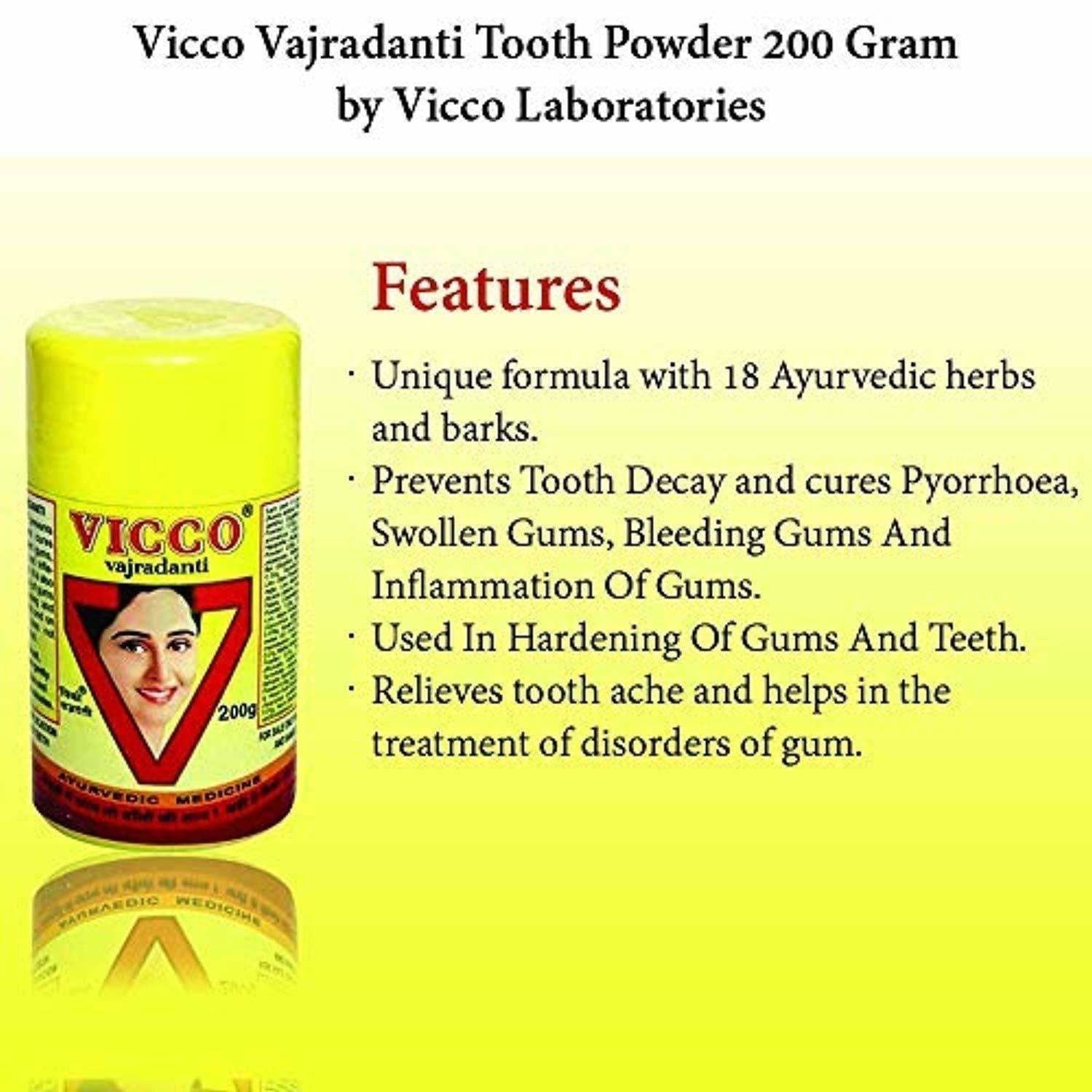 Vicco Vajradanti Tooth Powder - Drmedicart