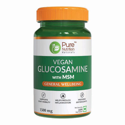 Pure Nutrition Vegan Glucosamine with MSM Veg Tablets