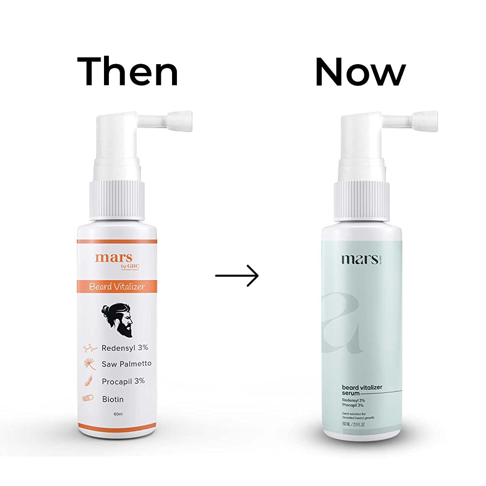 Mars By GHC Beard Vitalizer Serum with Redensyl & Procapil
