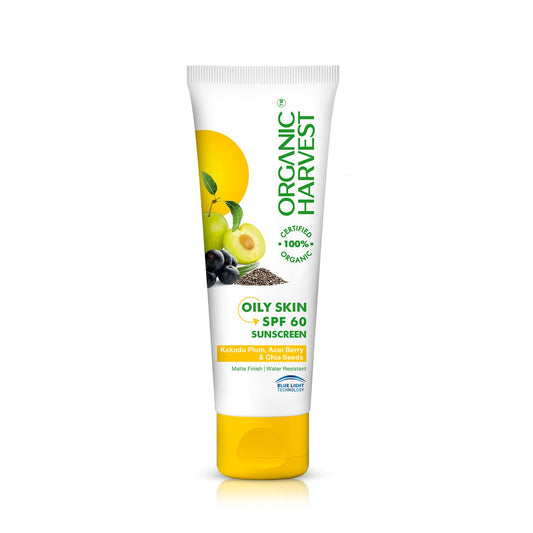 Buy Organic Harvest Sunscreen - For Oily Skin SPF 60 from DrMediCart, Ship from India to USA