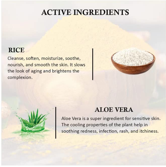 Aegte Rice Ubtan Face Wash - DrMediCart