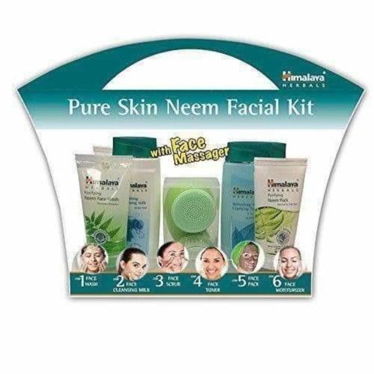 Himalaya Pure Skin Neem Facial Kit with Face Massager - DrMediCart