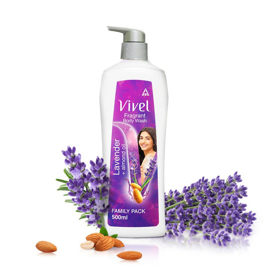 Vivel Lavender & Almond Oil Body Wash