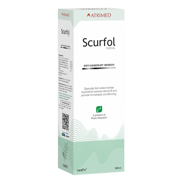 Buy Atrimed Ayurvedic Scurfol Topical Shampoo from DrMediCart, Ship from India to USA