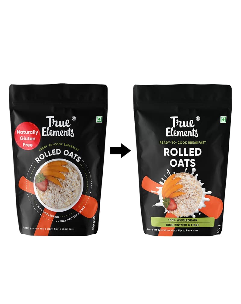 True Elements Rolled Oats Gluten Free