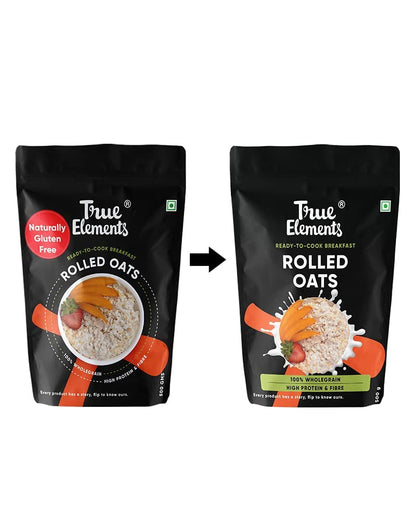 True Elements Rolled Oats Gluten Free