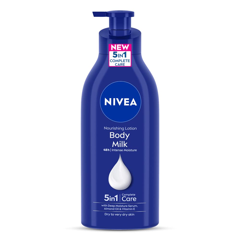 Nivea Nourishing Lotion Body Milk with Deep Moisture Serum for Very Dry Skin