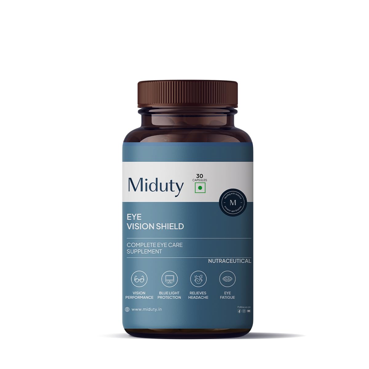 Buy Miduty by Palak Notes Eye Vision Shield Complete Eye Care Capsules from DrMediCart, Ship from India to USA