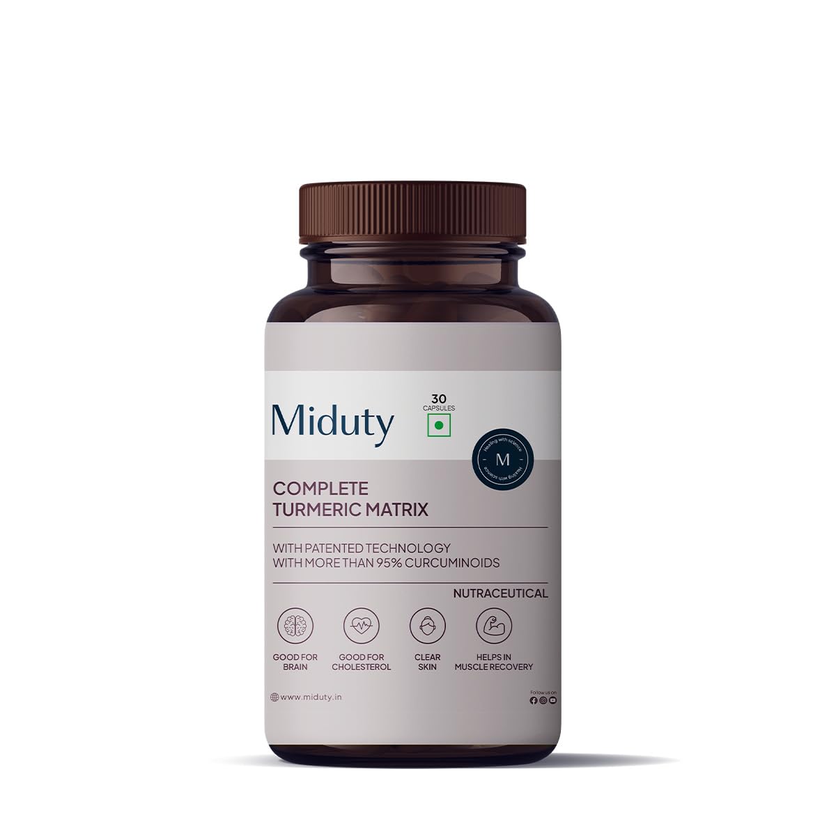 Buy Miduty by Palak Notes Complete Turmeric Matrix Tablets from DrMediCart, Ship from India to USA