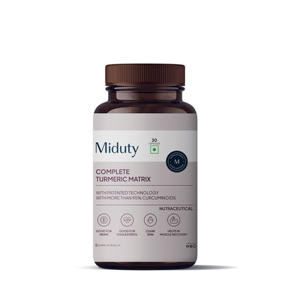 Buy Miduty by Palak Notes Complete Turmeric Matrix Tablets from DrMediCart, Ship from India to USA