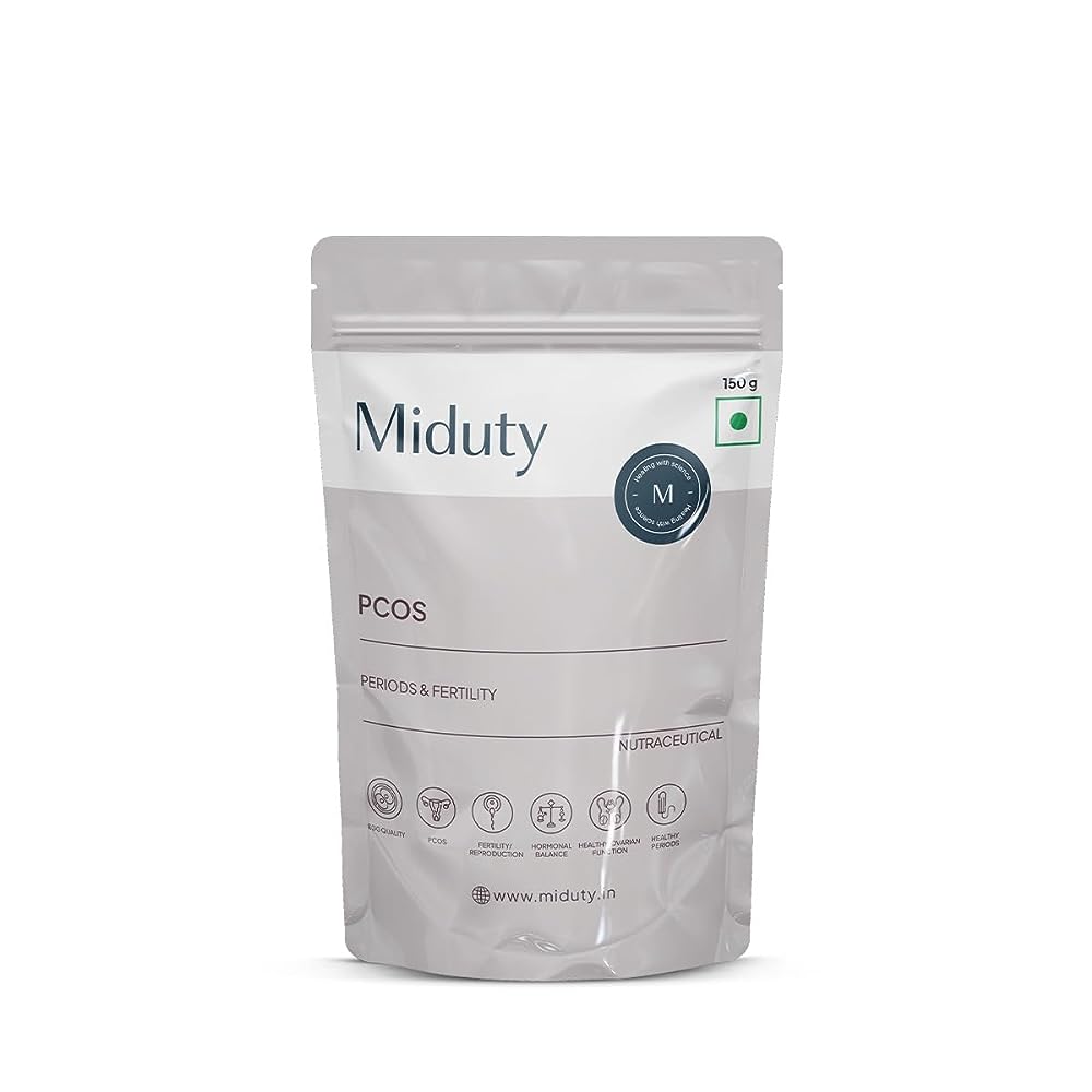 Buy Miduty by Palak Notes PCOS Periods Fertility Powder from DrMediCart, Ship from India to USA