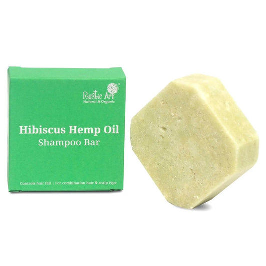 Buy Rustic Art Hibiscus Hemp Oil Hair Cleansing Bar from DrMediCart, Ship from India to USA