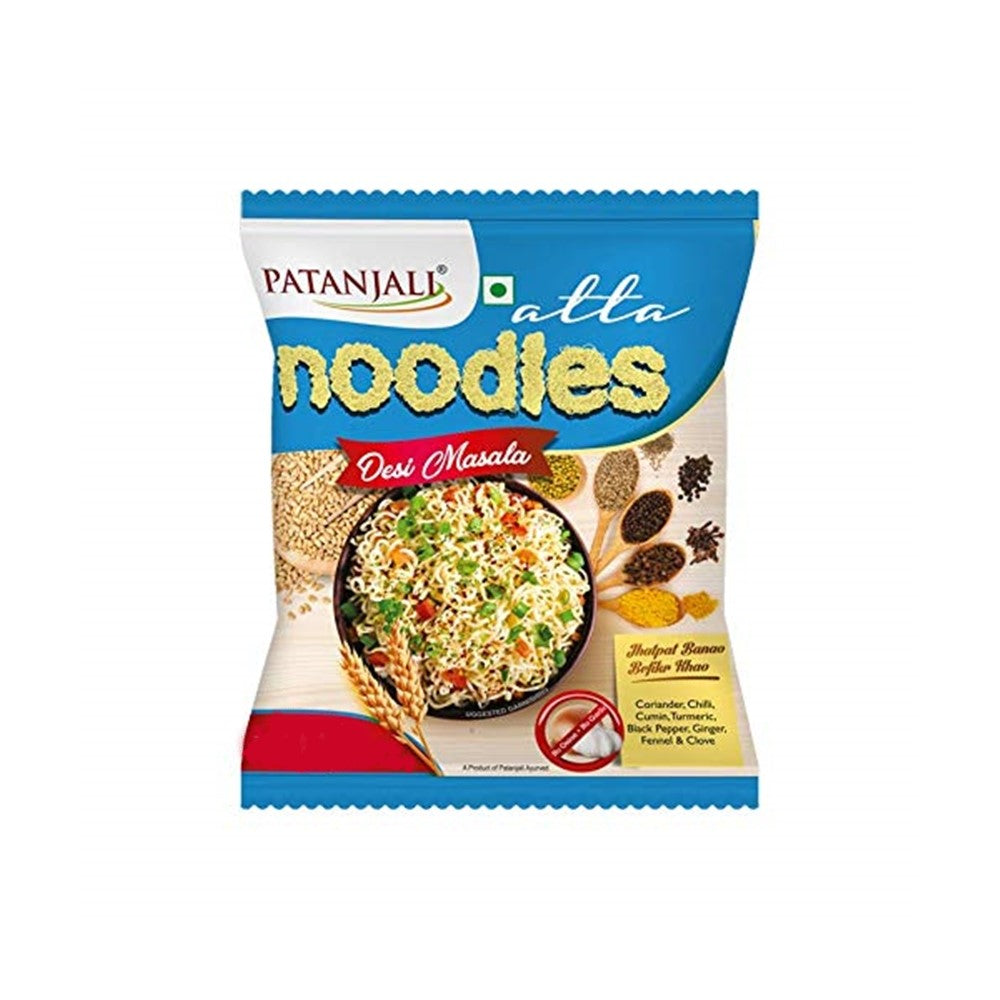 Buy Patanjali Atta Noodles Desi Masala (Pack of 10) from DrMediCart, Ship from India to USA