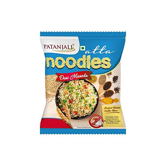 Buy Patanjali Atta Noodles Desi Masala (Pack of 10) from DrMediCart, Ship from India to USA