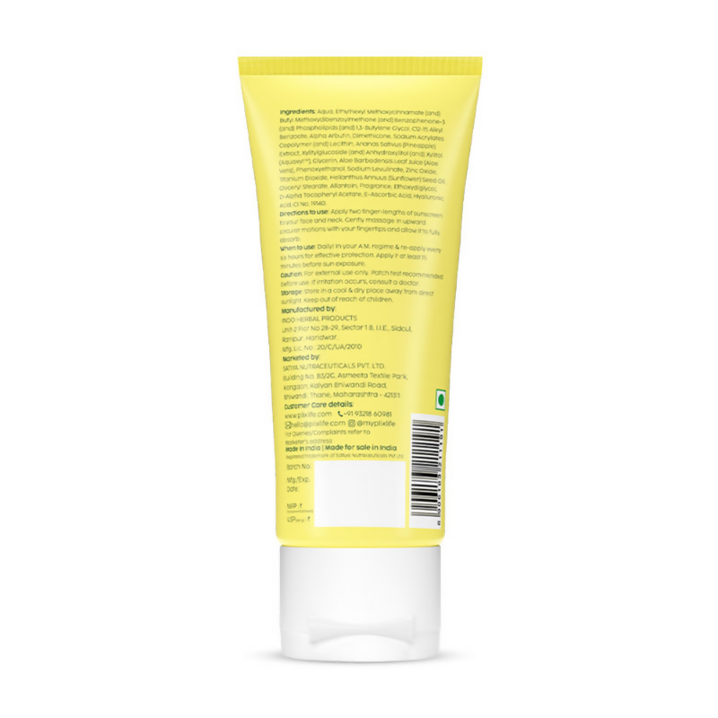 PLIX The Plant Fix Pineapple Advanced Depigmentation Dewy Sunscreen SPF 50 PA++++