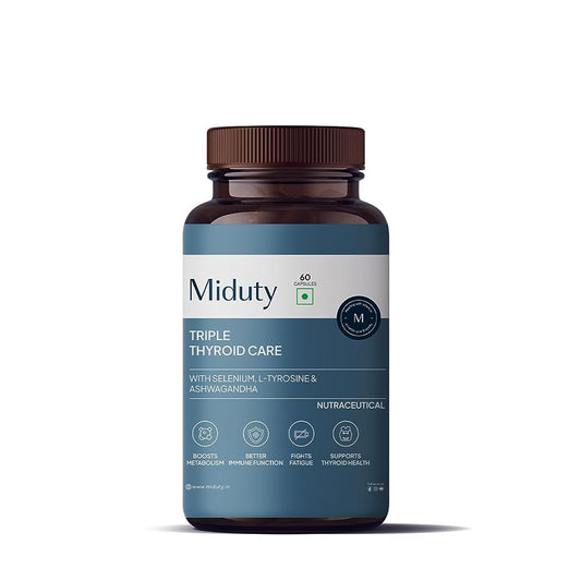 Buy Miduty by Palak Notes Triple Thyroid Care Capsules from DrMediCart, Ship from India to USA
