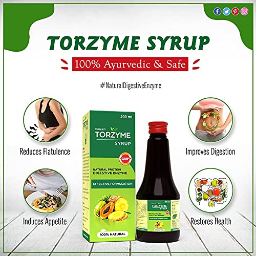 Torque's Torzyme Naural Protein Digestive Enzyme Syrup