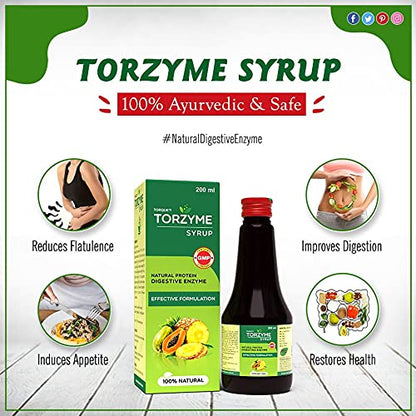 Torque's Torzyme Naural Protein Digestive Enzyme Syrup