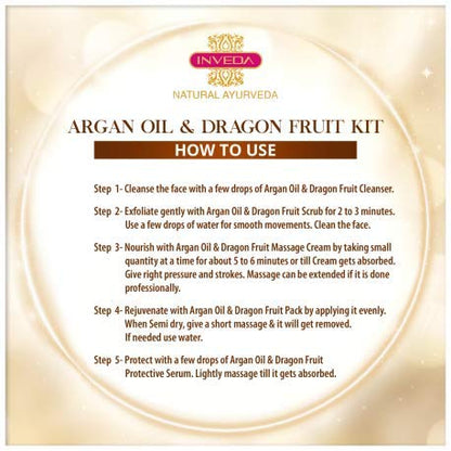 Inveda Argan Oil & Dragon Fruit Facial Kit