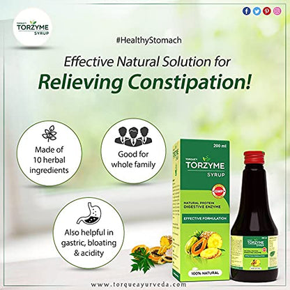 Torque's Torzyme Naural Protein Digestive Enzyme Syrup