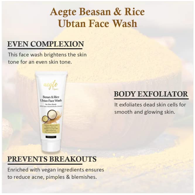 Aegte Rice Ubtan Face Wash - DrMediCart