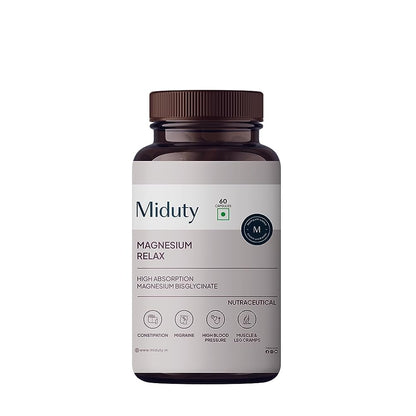 Buy Miduty by Palak Notes Magnesium Relax Capsules from DrMediCart, Ship from India to USA