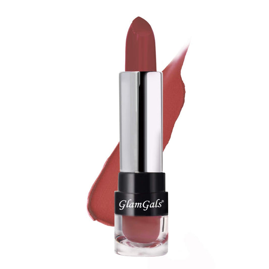 Buy Glamgals Hollywood-U.S.A Matte Finish Kiss Proof Lipstick-Honey Brown from DrMediCart, Ship from India to USA