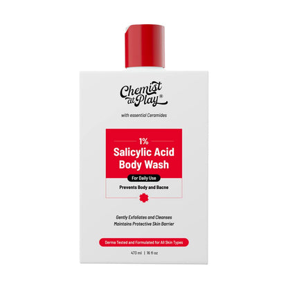 Chemist At Play Acne Control Body Wash for Body Acne, Bumpy Skin & Deep Cleanses Skin