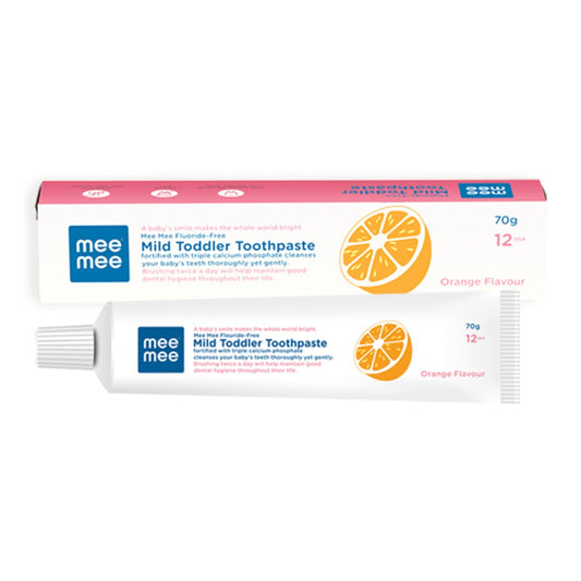 Buy Mee Mee Fluoride-Free Mild Toddler Toothpaste - Orange Flavor from DrMediCart, Ship from India to USA