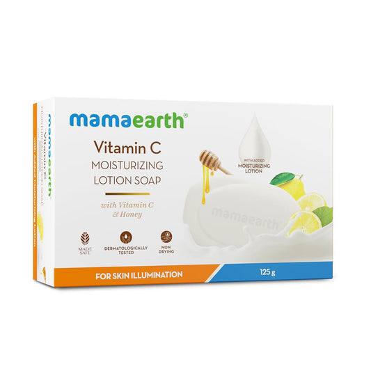 Mamaearth Vitamin C Moisturizing Lotion Soap