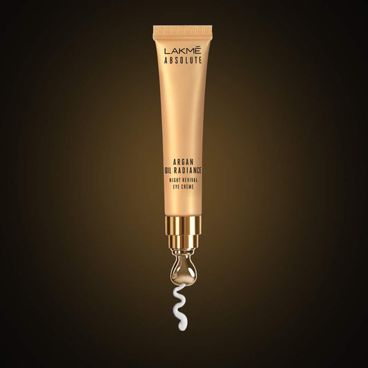 Buy Lakme Absolute Argan Oil Radiance Night Revival Eye Cream, 15 g from DrMediCart, Ship from India to USA