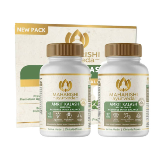 maharishi ayurveda amrit kalash dual pack with sugar free tablets