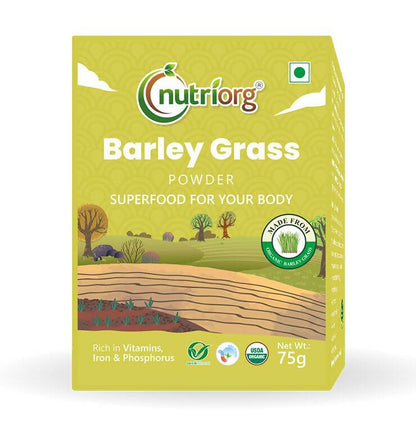Nutriorg Certified Organic Barley Grass Powder
