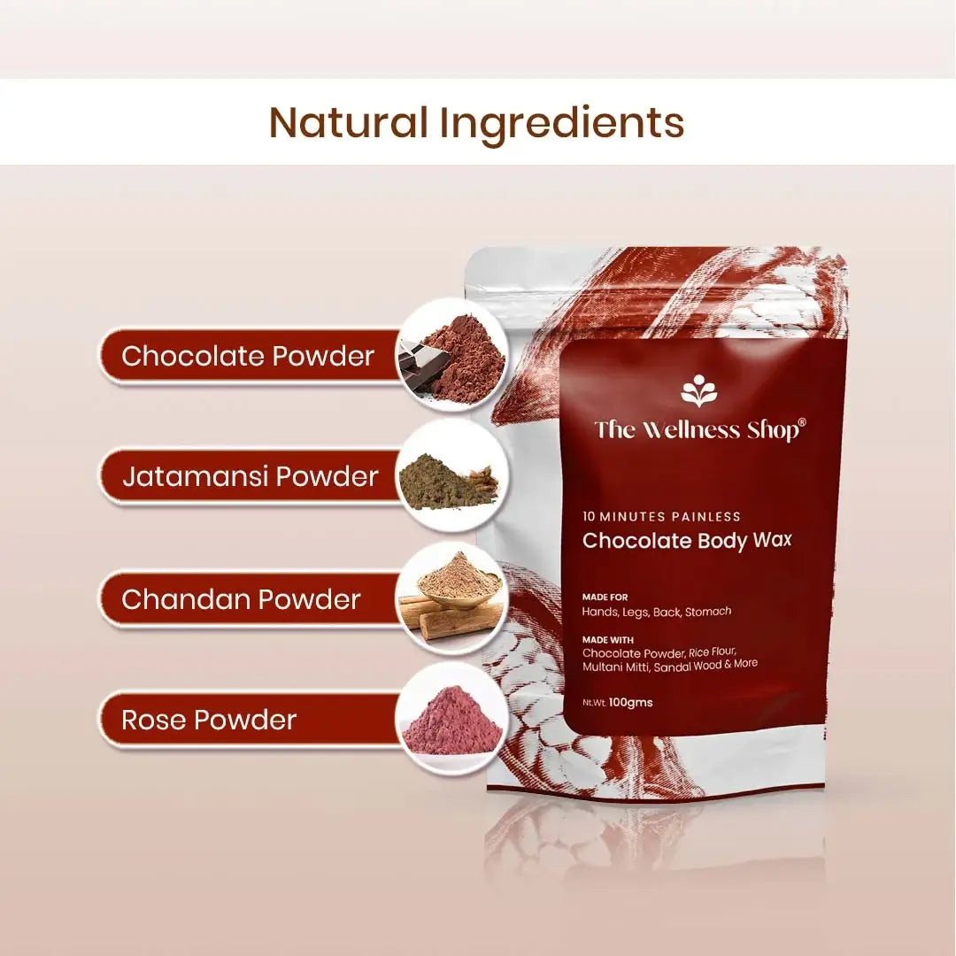 The Wellness Shop Chocolate Hair Removal Powder - Drmedicart