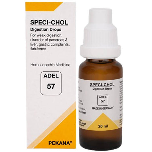 Buy Adel Homeopathy 57 Speci-Chol Digestion Drops from DrMediCart, Ship from India to USA