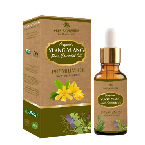 Deep Ayurveda Ylang Ylang Pure Essential Oil - DrMediCart
