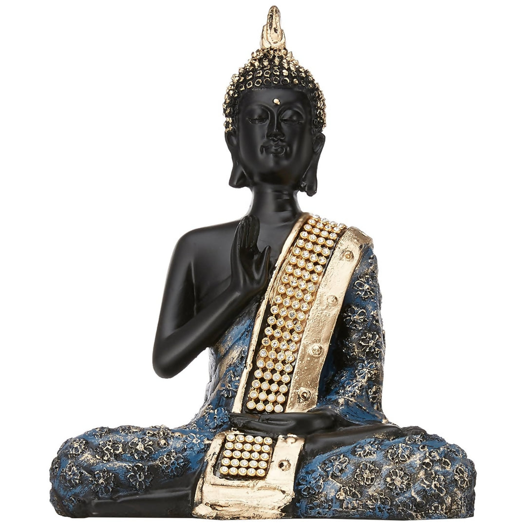 Buy eCraftIndia Handcrafted Meditating Lord Buddha Polyresin Idol