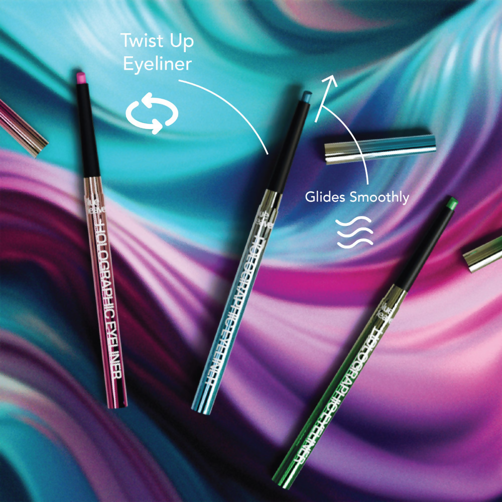 Blue Heaven Holographic, Smudge Proof & Waterproof Eyeliner - Emerald Affair