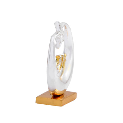 Estele Gold -Polished Spiritual 786 Chand Taara Idol for Home Decorative/ Car Dashboard