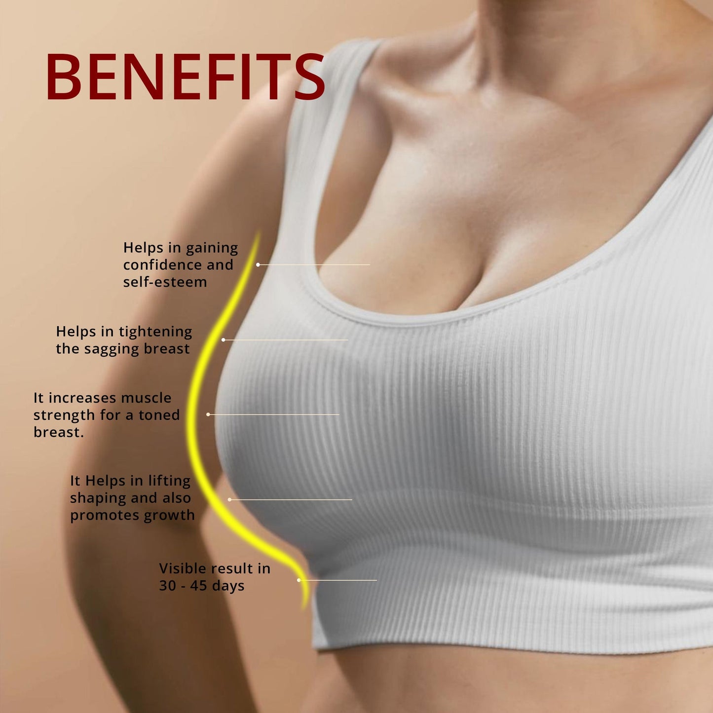ARM Pearl Bust Blossom Cream with Adipofill'in| For Breast Tightening, Lifting & Toning | For Women