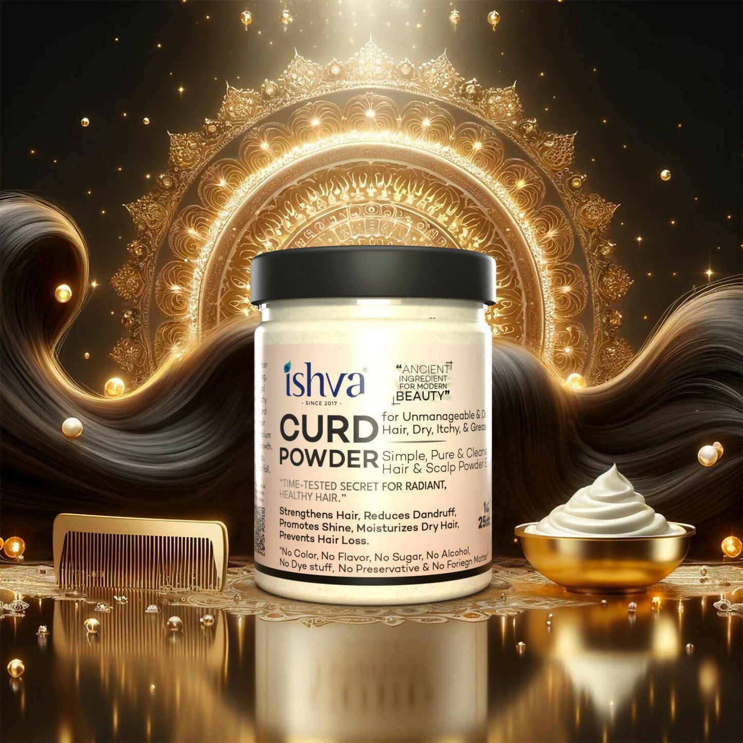 Ishva Curd powder For Hair