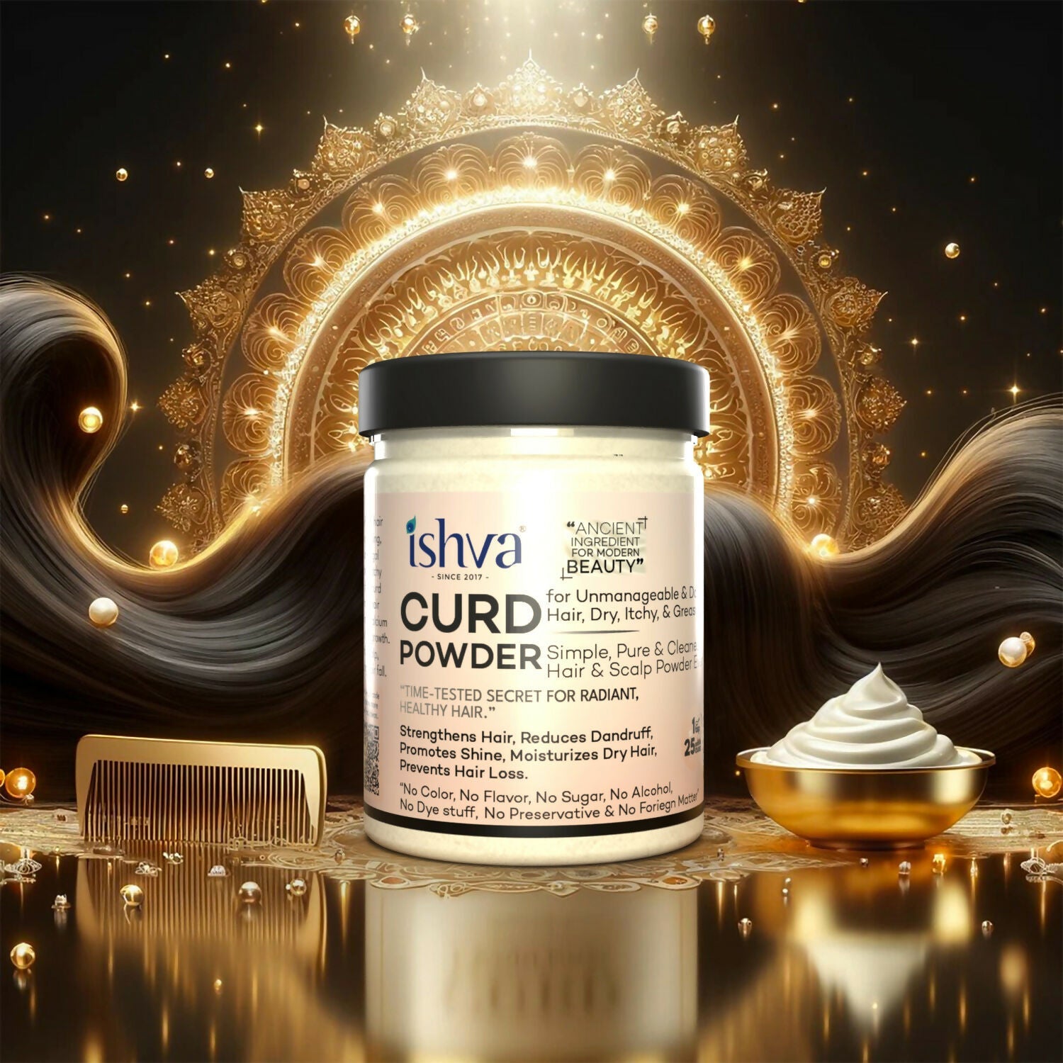 Ishva Curd powder For Hair